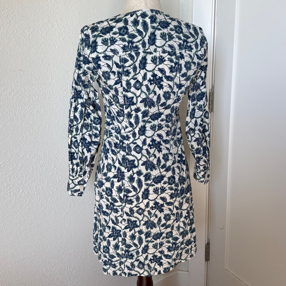 Derek Lam 10 Crosby Kasha Floral Print Shift Dress, Size 2 cotton - Picture 3 of 15